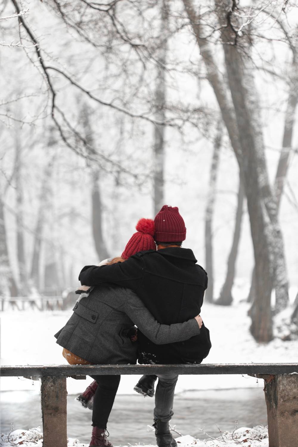 Couple en hiver