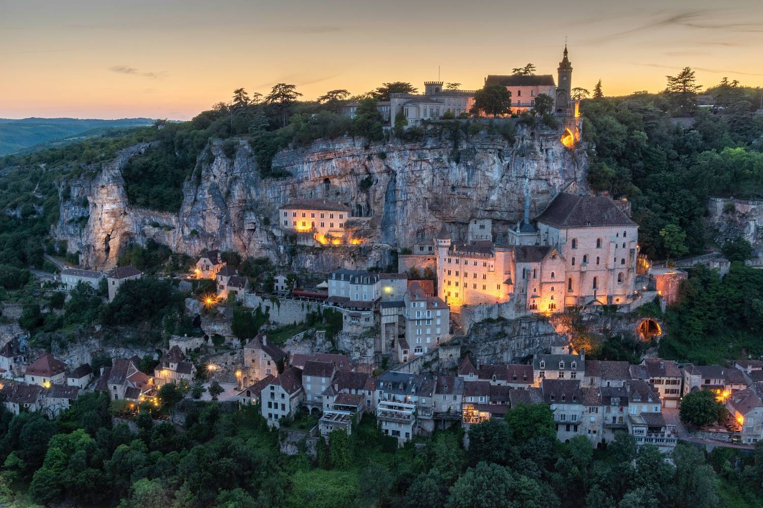 Rocamadour, à 45 min de trajet de Figeac